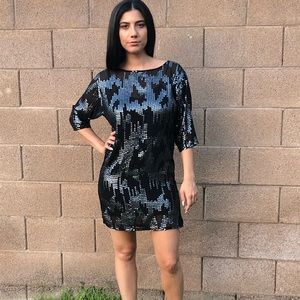 Sequin mini dress